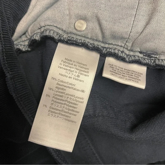 Point Sur J. Crew Navy Corduroy Skinny Flare Boot Cut Pants - Wide Leg Classic - Picture 5 of 5